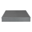 Primo International Delta Twin Fabric Upholstered Folding Foundation in Gray