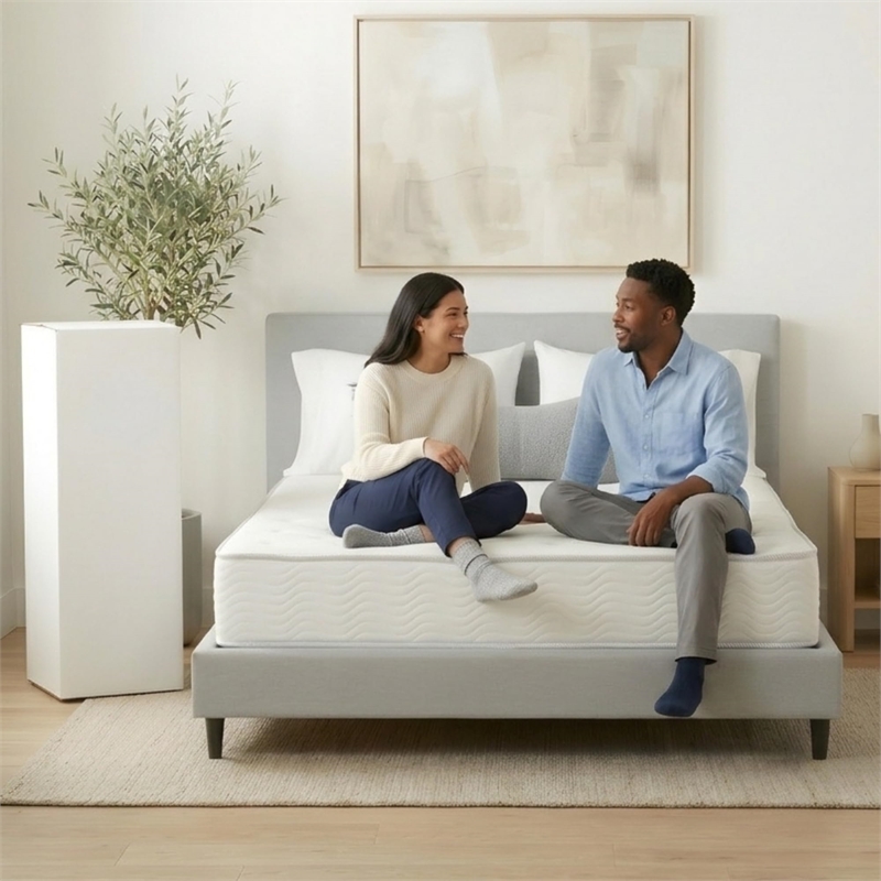 Primo International Solar 9in Polyurethane Full Mattress in White