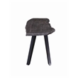 Primo International Wexford Modern Wood and Metal Dining Bench in Gray
