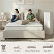 Primo International Suri 6in Polyurethane Full Mattress in White