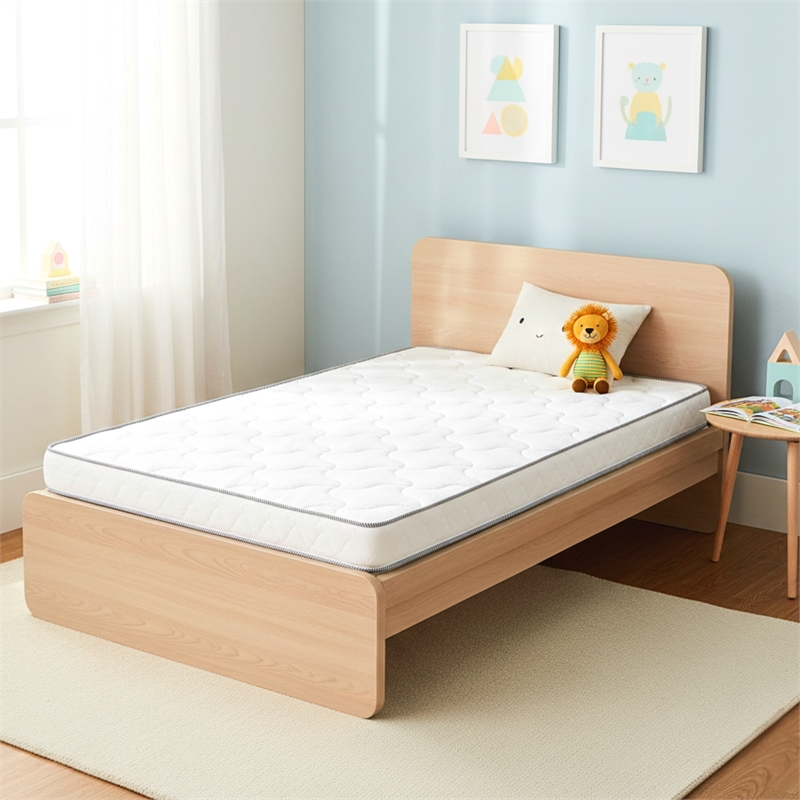 Primo International Suri 6in Polyurethane Full Mattress in White