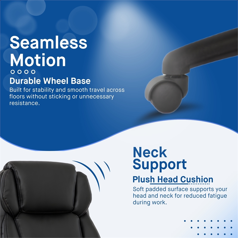 Sealy Atlas Ergonomic Swivel Office Chair with FlipUp Arms
