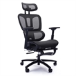Sealy Huxley Adjustable Ergonomic Black Mesh Office Chair Metal & Plastic frame