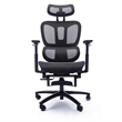 Sealy Huxley Adjustable Ergonomic Black Mesh Office Chair Metal & Plastic frame