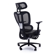 Sealy Huxley Adjustable Ergonomic Black Mesh Office Chair Metal & Plastic frame