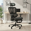 Sealy Huxley Adjustable Ergonomic Black Mesh Office Chair Metal & Plastic frame