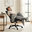 Sealy Huxley Adjustable Ergonomic Black Mesh Office Chair Metal & Plastic frame