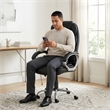 Sealy Kronos Black PU High Back Office Task Chair with Plywood Base