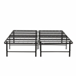 UltraBase Cal King Mattress Foundation Bed Frame - Durable Black Steel Design
