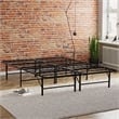 UltraBase Cal King Mattress Foundation Bed Frame - Durable Black Steel Design
