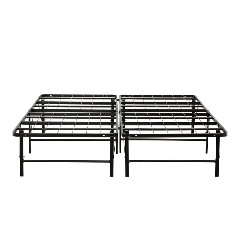 UltraBase Twin XL Mattress Foundation Bed Frame - Durable Black Steel Design