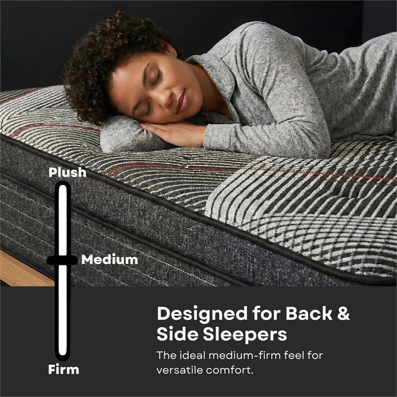 Sterling 15 inch California King Euro Top Gel Memory Foam Hybrid Mattress
