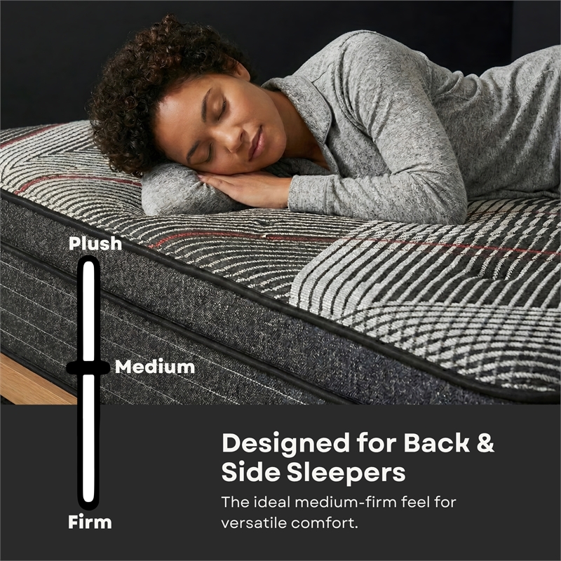 Sterling 15 inch King Euro Top Gel Memory Foam Hybrid Mattress