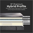 Sterling 13 inch Queen Pillow Top Gel Memory Foam Hybrid Mattress