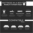 Sterling 13 in King Pillow Top Gel Memory Foam Hybrid Mattress