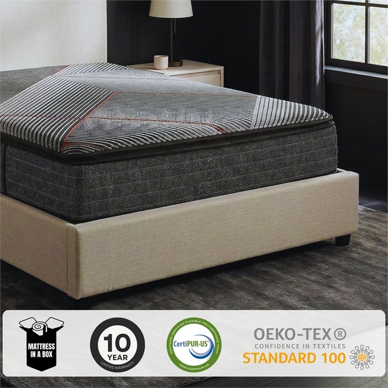 Sterling 13 inch California King Pillow Top Gel Memory Foam Hybrid Mattress