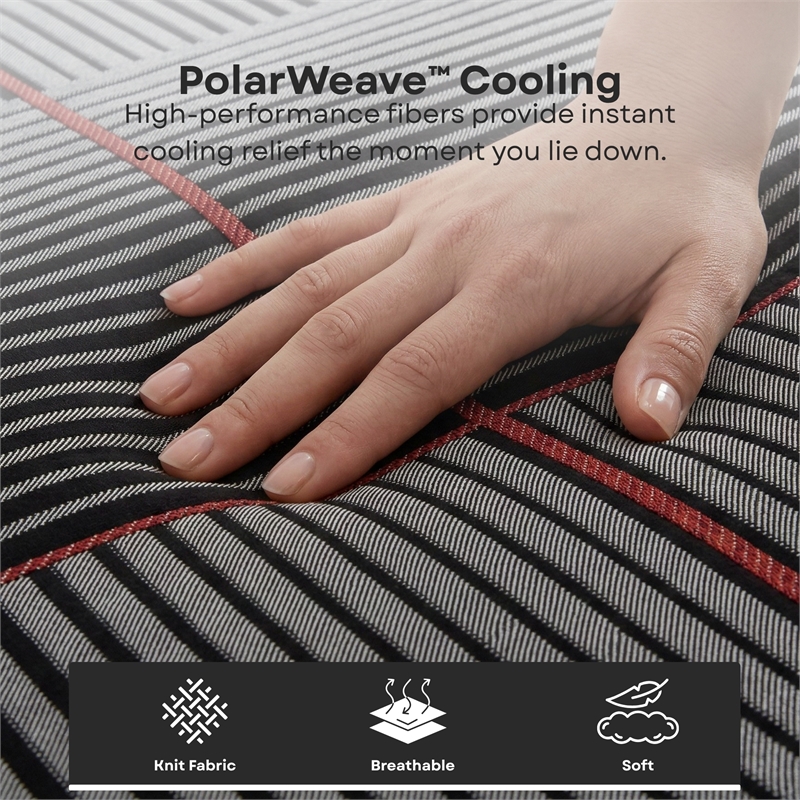 Sterling 15 inch Queen Euro Top Gel Memory Foam Hybrid Mattress