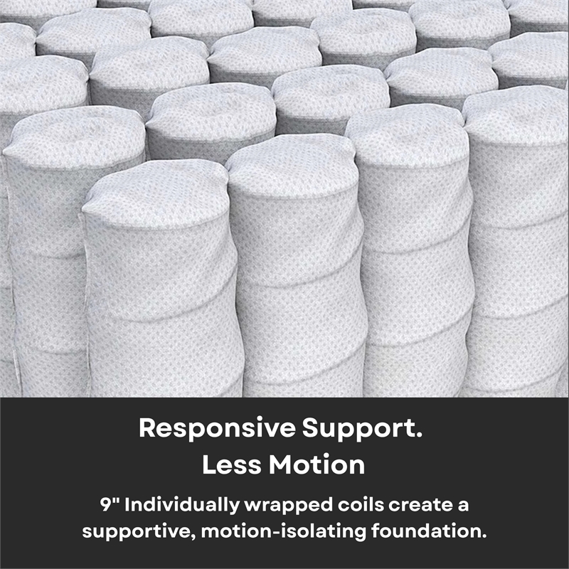 Sterling 15 inch Queen Euro Top Gel Memory Foam Hybrid Mattress