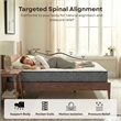 Polar Twin Hybrid 10 inch Gel Memory Foam Hybrid Mattress