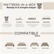 Polar California King Hybrid 10 inch Gel Memory Foam Hybrid Mattress