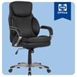 Sealy Palisade Black Faux Leather Office Chair