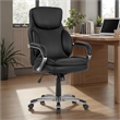 Sealy Palisade Black Faux Leather Office Chair