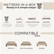 Divine Twin XL Medium Gel Foam 8 in Mattress
