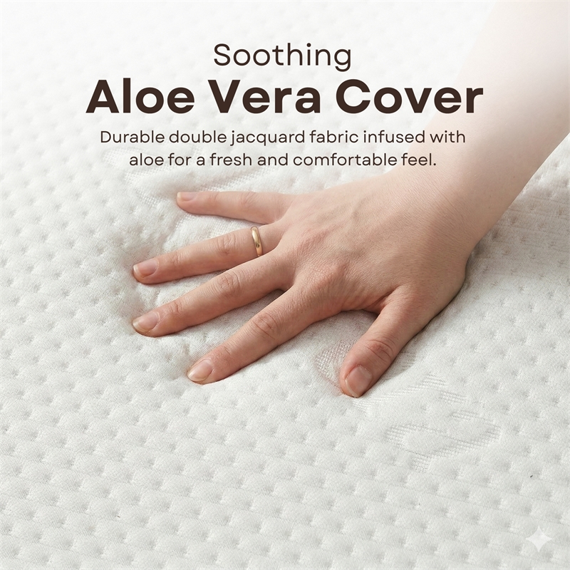 Divine California King Medium Gel Foam 8 in. Mattress