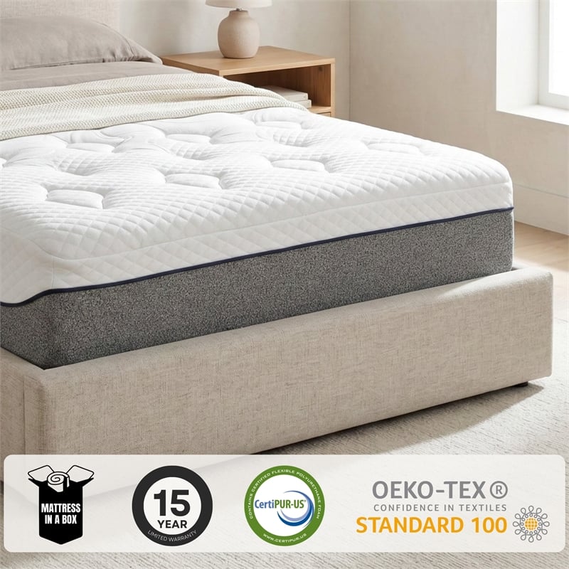 Divine Ultra 13 in. Gel Memory Foam Mattress Queen