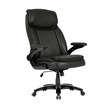 Sealy Denali Black Leather Executive Memory Foam Office Chair