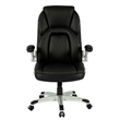 Sealy Stratus Black Leather Executive Memory Foam Office Chair