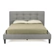  Quincy Upholstered  Full Platform Bed in Gray