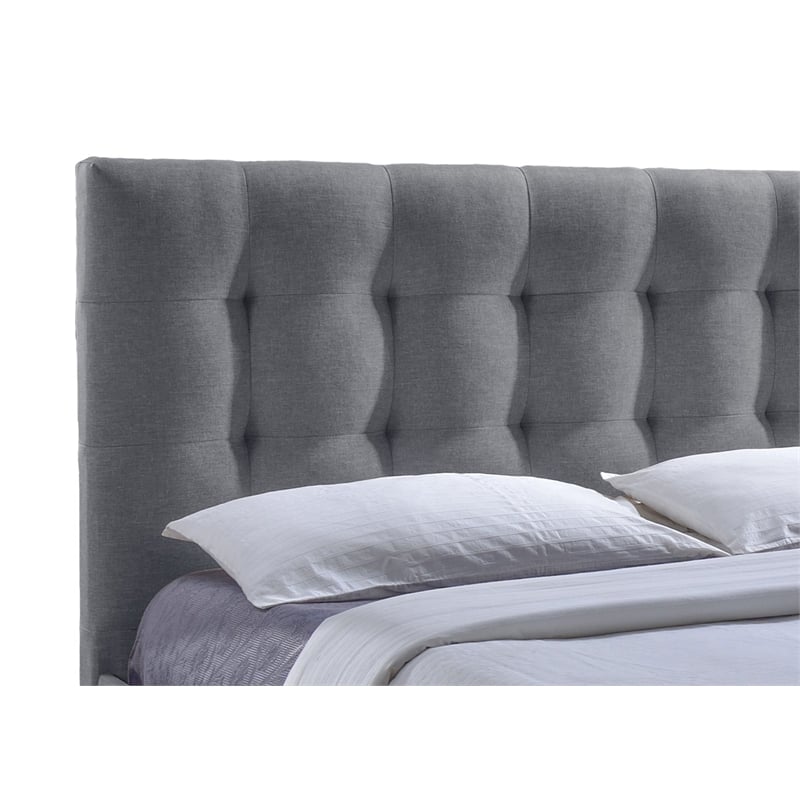Sarter Upholstered King Storage Bed with Drawers in Gray