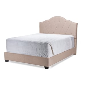 Juliet Upholstered King Bed in Brown