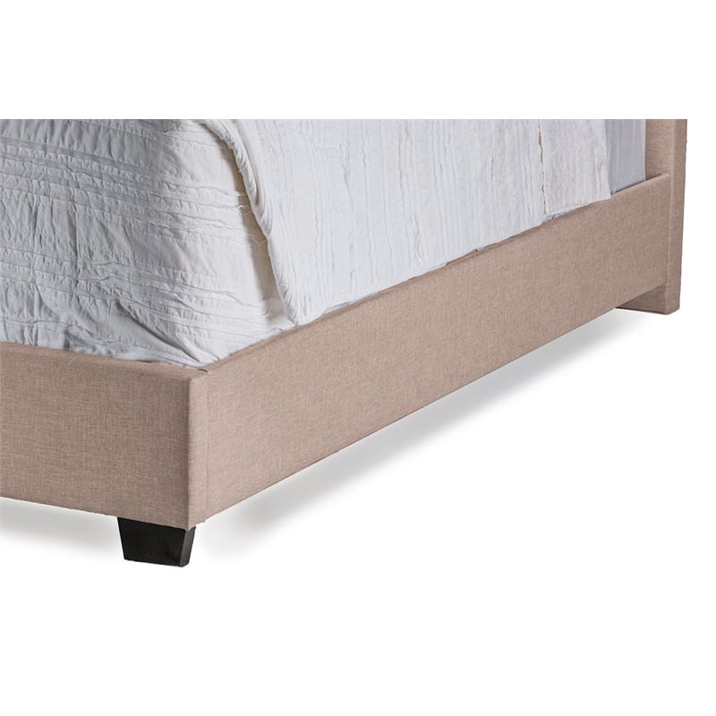 Juliet Upholstered King Bed in Brown