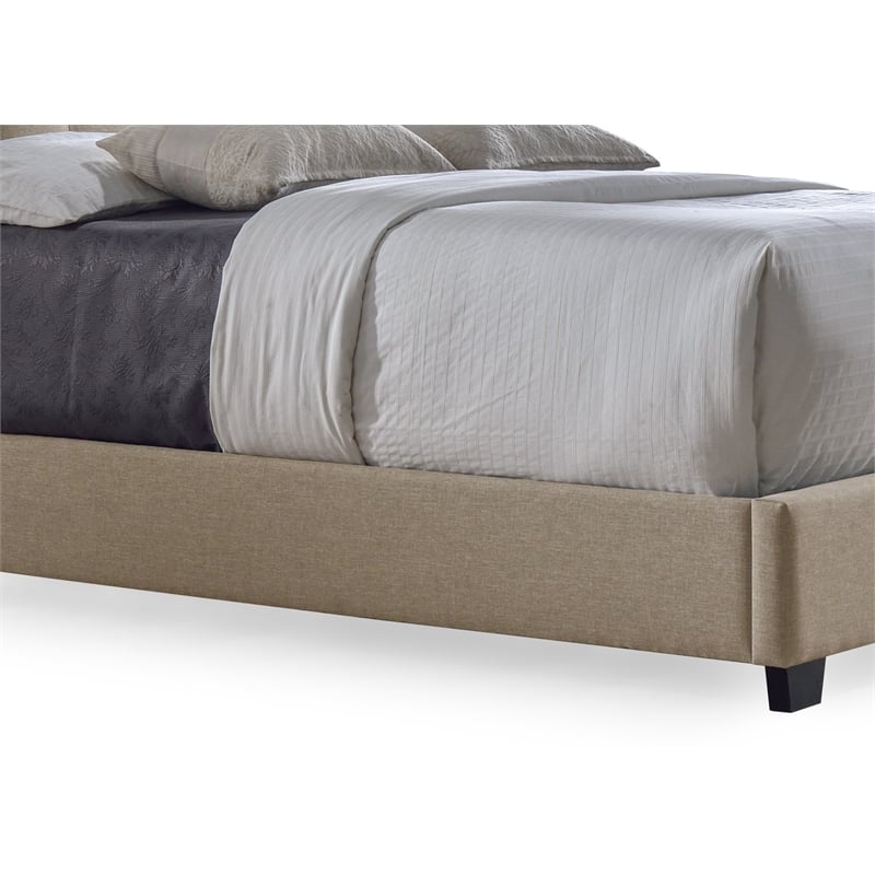 Katherine Upholstered King Bed in Gray