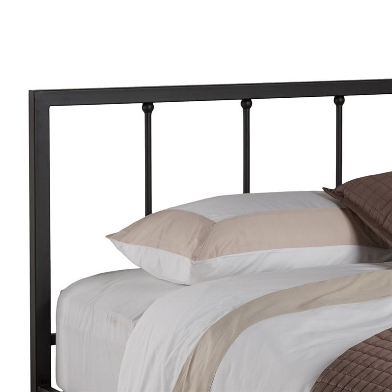 Amy Metal Queen Spindle Bed in Dark Bronze