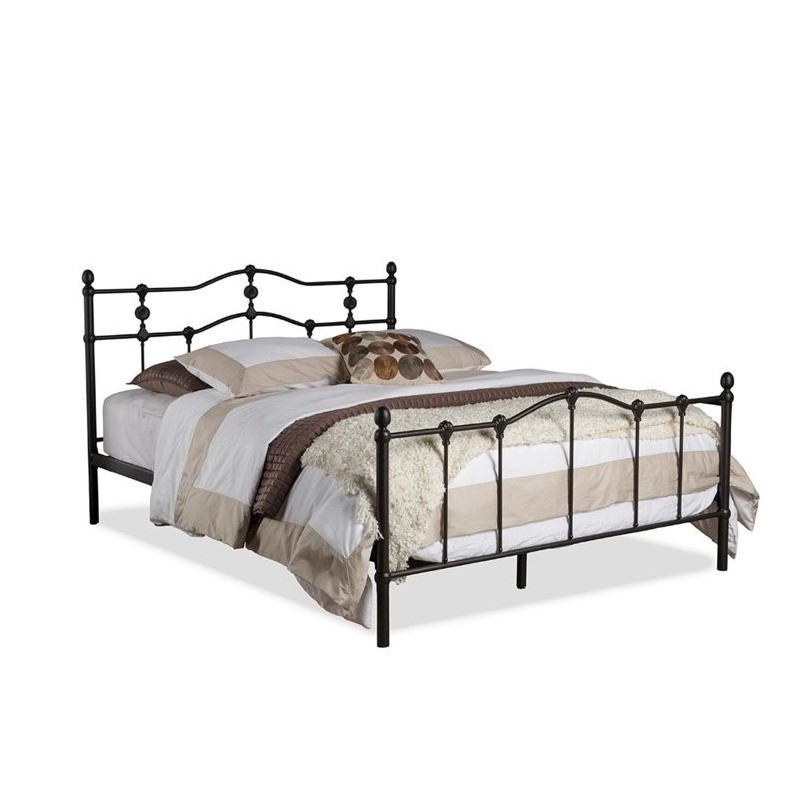 Wendy Metal Queen Spindle Bed in Dark Bronze