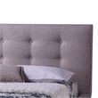 Jonesy Upholstered Full Platform Bed in Gray