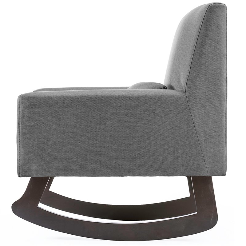 Baxton Studio Imperium Rocker in Gray