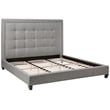 Hirst King Platform Bed in Gray