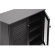 Coolidge 4 Shelf Shoe Cabinet in Espresso