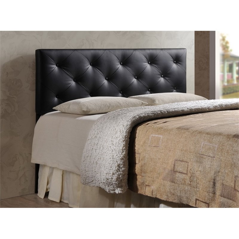 Bedford Queen Faux Leather Upholstered Headboard Cymax Business