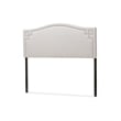 Aubrey Upholstered Full Headboard in Grayish Beige