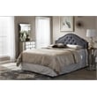 Cora Upholstered Full Headboard in Dark Gray