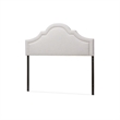 Rita Upholstered King Headboard in Grayish Beige