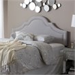 Rita Upholstered Queen Headboard in Grayish Beige