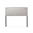 Geneva Upholstered Full Headboard in Grayish Beige