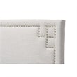 Geneva Upholstered Full Headboard in Grayish Beige