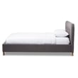 Germaine King Platform Bed in Dark Gray